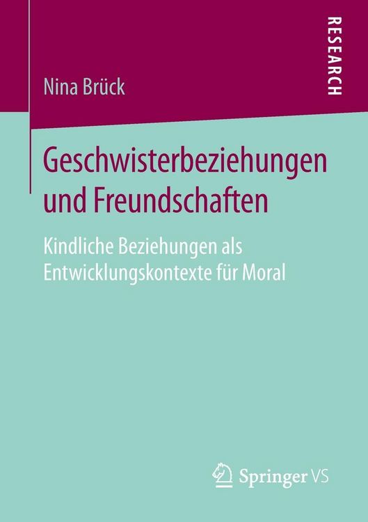 Produktbild: Geschwisterbeziehungen und Freundschaften