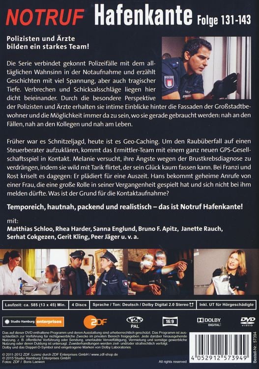 Produktbild: Notruf Hafenkante 11 - Folgen 131-143 [4 DVDs]