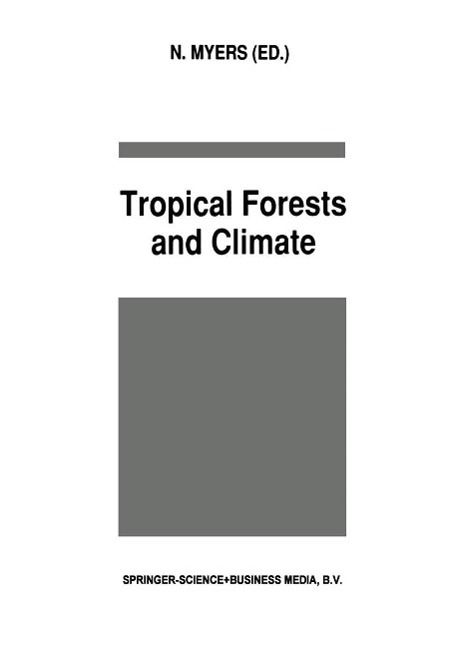 Produktbild: Tropical Forests and Climate
