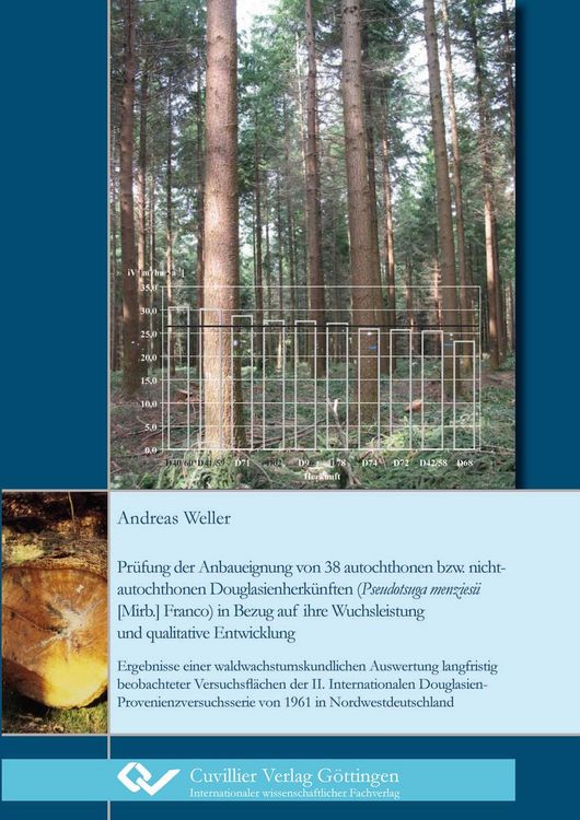 Produktbild: Pr&uuml;fung der Anbaueignung von 38 autochthonen bzw. nichtautochthonen Douglasienhe