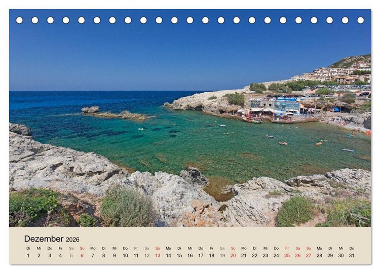 Produktbild: Mallorca - Traumhafte Balearen Insel (Tischkalender 2026 DIN A5 quer), CALVENDO Monatskalender