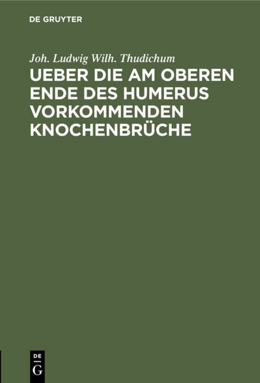 Produktbild: Ueber die am oberen Ende des Humerus vorkommenden Knochenbr&uuml;che