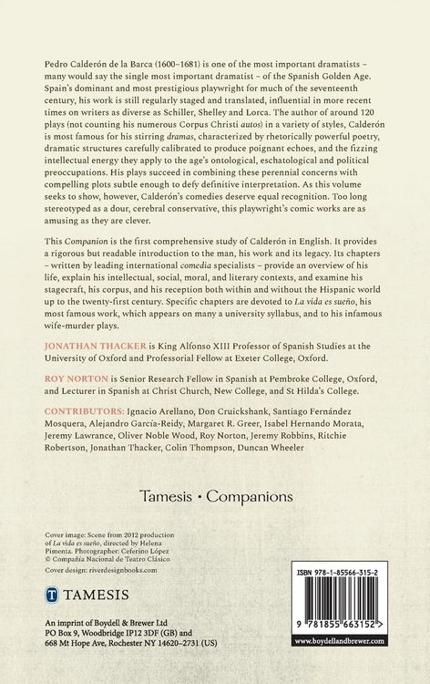 Produktbild: Companion to Calder&oacute;n de la Barca