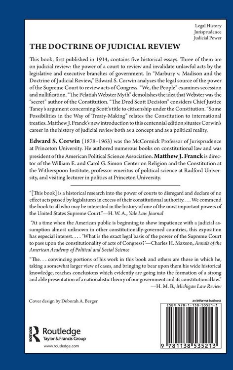 Produktbild: The Doctrine of Judicial Review