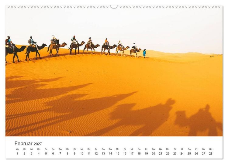 Produktbild: Das farbenfrohe Marokko (Wandkalender 2027 DIN A2 quer), CALVENDO Monatskalender