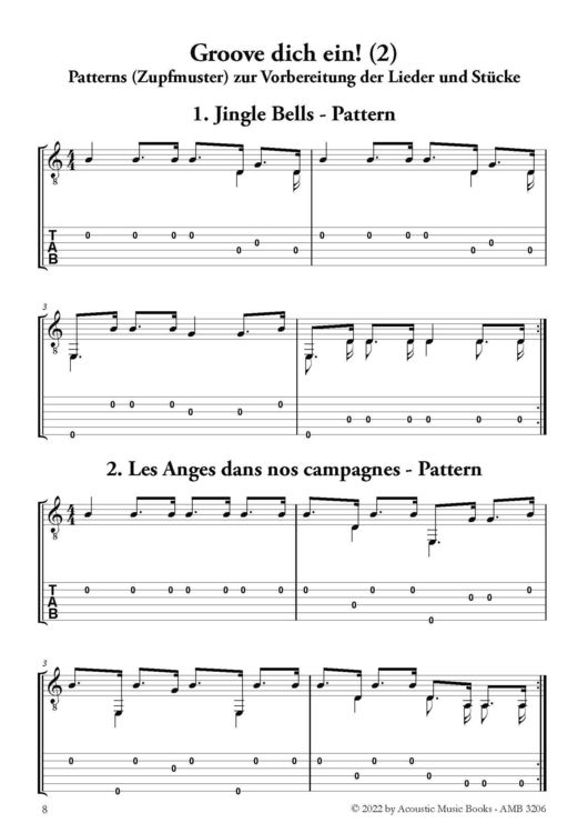 Produktbild: Knoblich, Andreas: Swinging Christmas.Weihnachtslieder f&uuml;r Gitarre im Bossa-Swing-Stil.