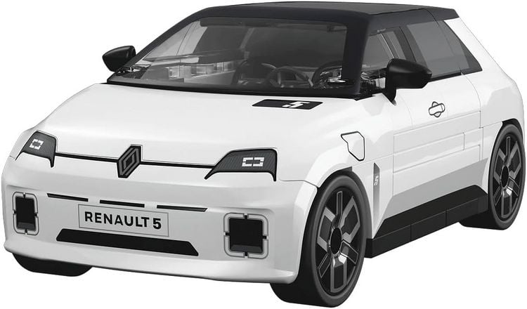 Produktbild: COBI 24675 - Renault 5 E-TECH, wei&szlig;, Bausatz 1:35, 78 Klemmbausteine