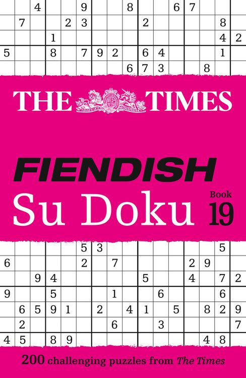 Produktbild: Times Fiendish Sudoku 19 Pb