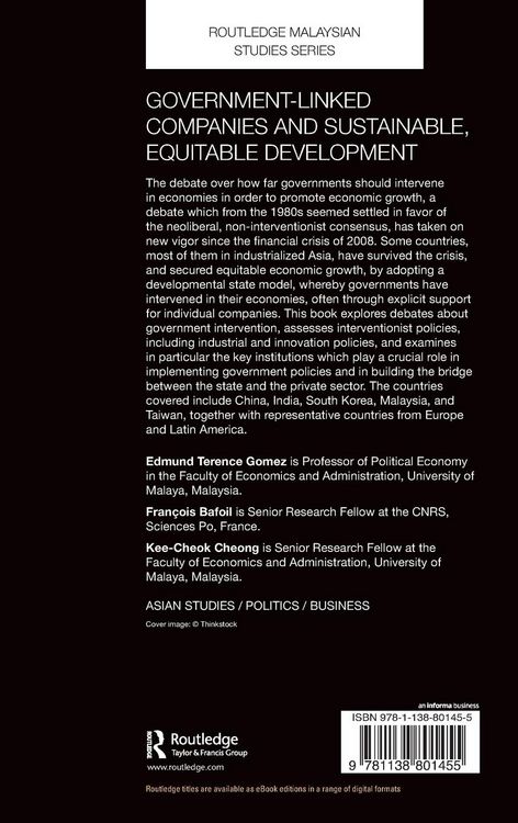 Produktbild: Government-Linked Companies and Sustainable, Equitable Development