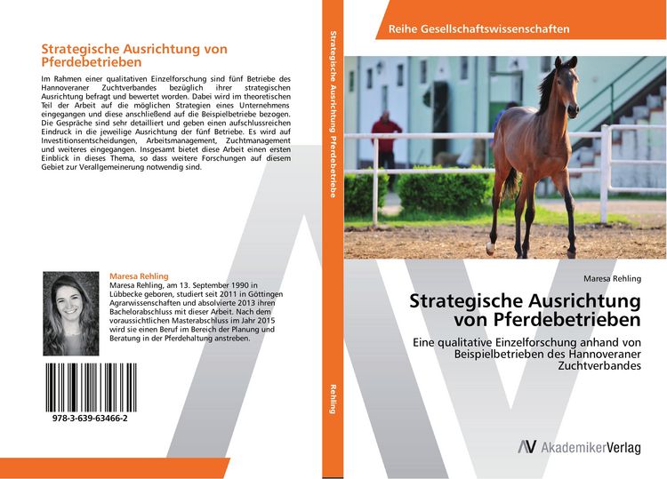 Produktbild: Strategische Ausrichtung von Pferdebetrieben