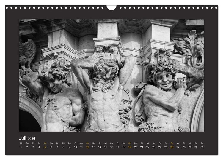 Produktbild: Dresdens stille Gesten (Wandkalender 2026 DIN A3 quer), CALVENDO Monatskalender