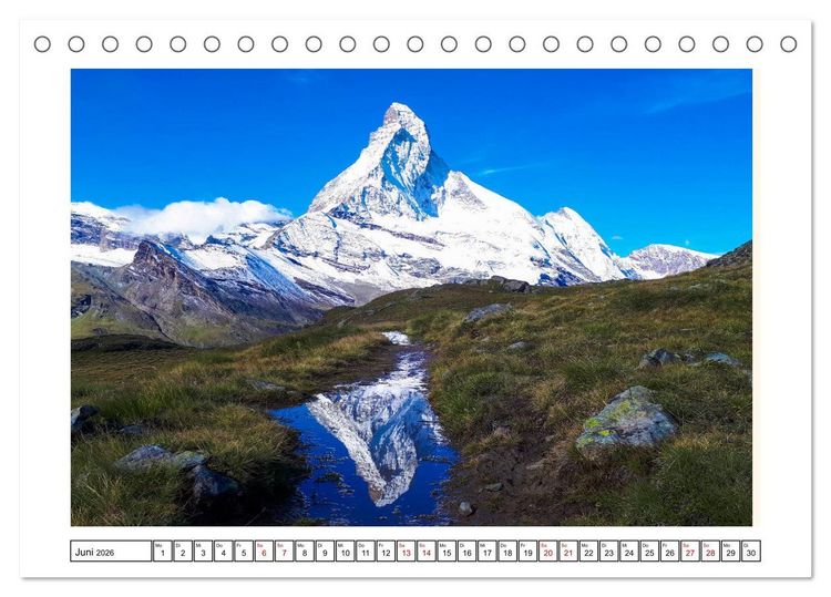 Produktbild: Alpenartig (Tischkalender 2026 DIN A5 quer), CALVENDO Monatskalender