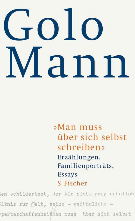 Produktbild: Man muss &uuml;ber sich selbst schreiben