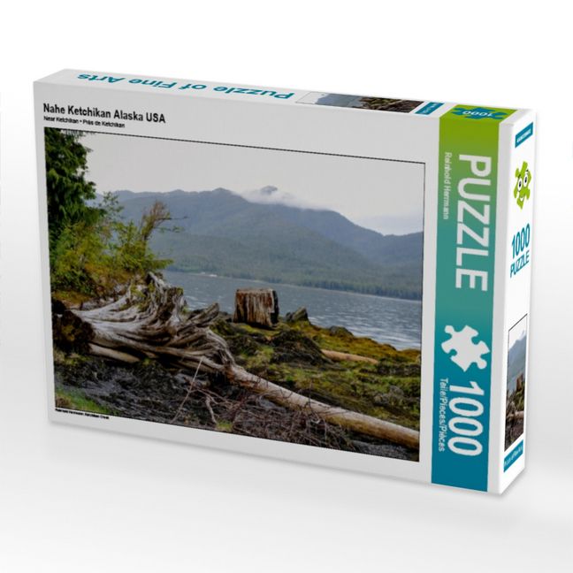 Produktbild: CALVENDO Puzzle Nahe Ketchikan Alaska USA | 1000 Teile Lege-Gr&ouml;&szlig;e 64x48cm Foto-Puzzle f&uuml;r gl&uuml;ckliche Stunden