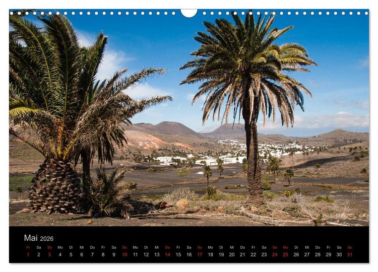 Produktbild: Unterwegs auf Lanzarote (Wandkalender 2026 DIN A3 quer), CALVENDO Monatskalender