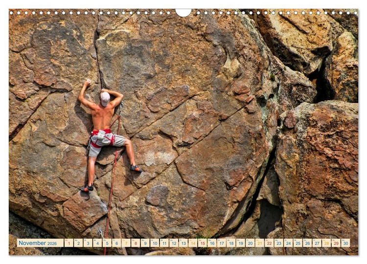 Produktbild: Bergsteigen und Klettern (Wandkalender 2026 DIN A3 quer), CALVENDO Monatskalender