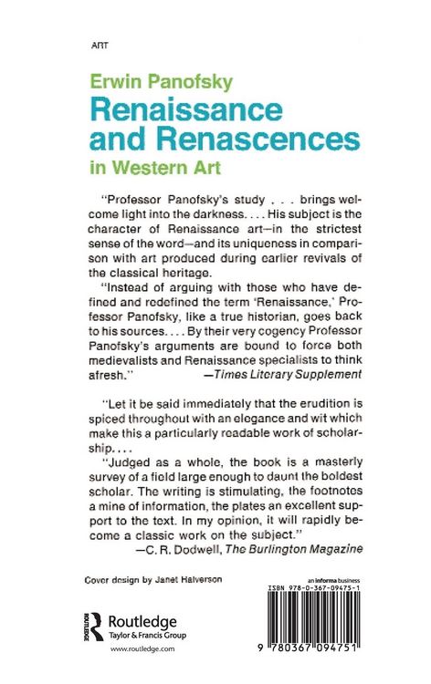 Produktbild: Renaissance And Renascences In Western Art