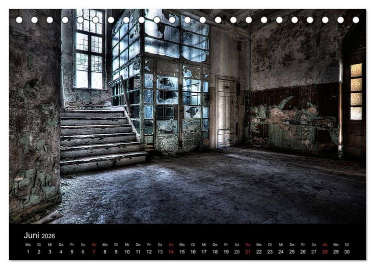 Produktbild: Verlassene Orte - Berlin - Brandenburg (Tischkalender 2026 DIN A5 quer), CALVENDO Monatskalender