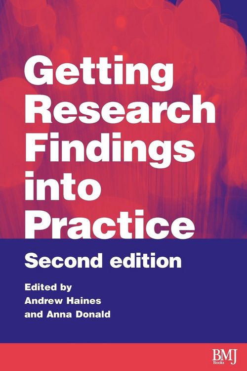 Produktbild: Getting Research Findings Into Practice