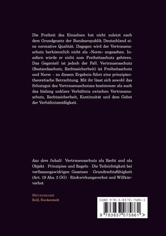 Produktbild: Rechtssicherheit als Freiheitsschutz