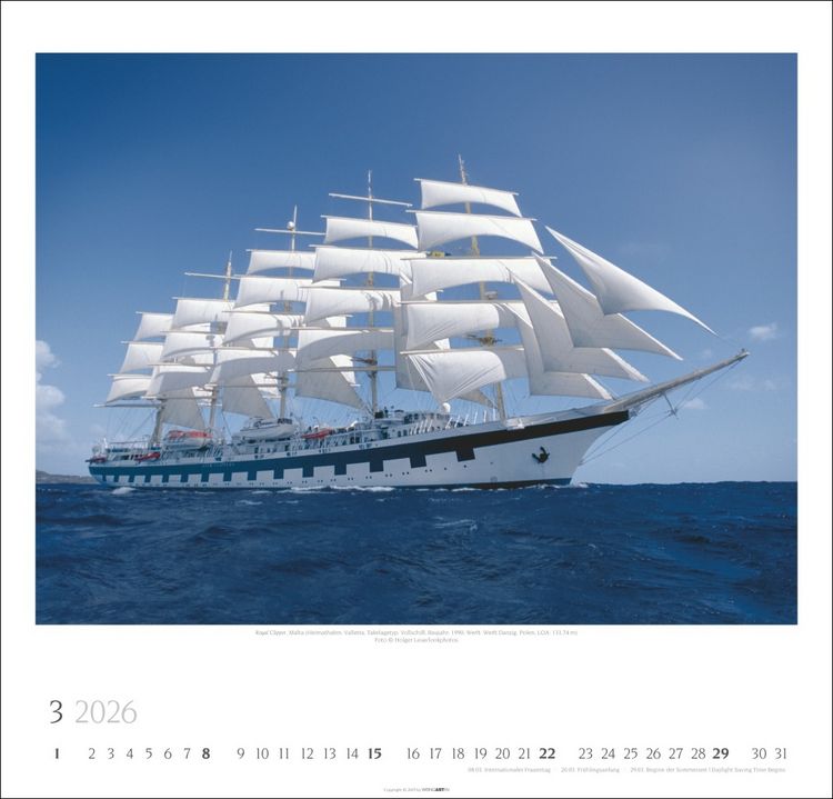 Produktbild: Tall Ships Kalender 2026