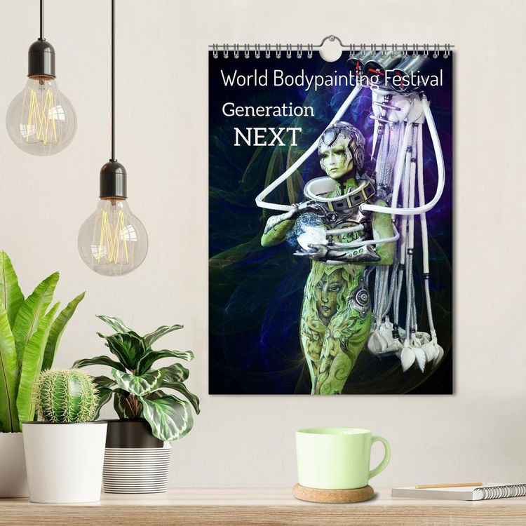 Produktbild: World Bodypainting Festival: Generation NEXT (Wandkalender 2026 DIN A4 hoch), CALVENDO Monatskalender