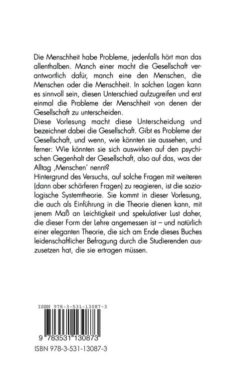 Produktbild: Das seltsame Problem der Weltgesellschaft
