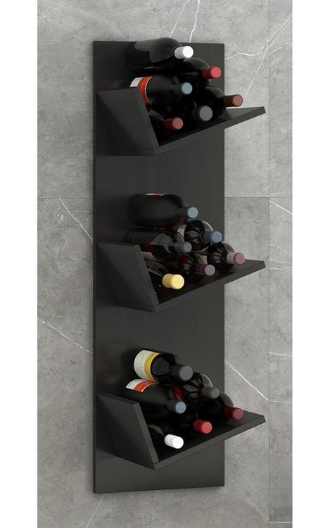 Produktbild: Holz Weinregal Wandregal Flaschen Wein Vinosi