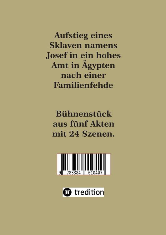 Produktbild: Josef in &Auml;gypten