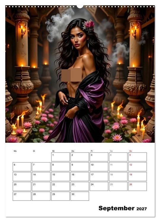 Produktbild: T&ouml;chter der alten G&ouml;tter (hochwertiger Premium Wandkalender 2027 DIN A2 hoch), Kunstdruck in Hochglanz