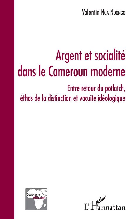 Produktbild: Argent et socialit&eacute; dans le Cameroun moderne