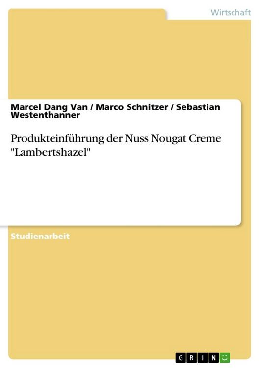 Produktbild: Produkteinf&uuml;hrung der Nuss Nougat Creme "Lambertshazel"