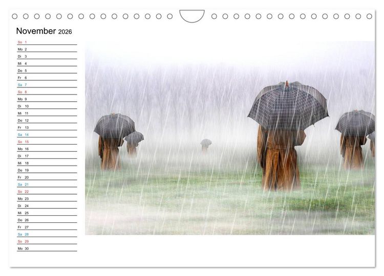 Produktbild: PHANTASTISCHER REALISMUS - SURREALE WELTEN (Wandkalender 2026 DIN A4 quer), CALVENDO Monatskalender