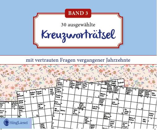 Bild vom Artikel Kreuzworträtsel für Senioren. Der Kreuzworträtsel-Block für Senioren mit vertrau vom Autor SingLiesel GmbH