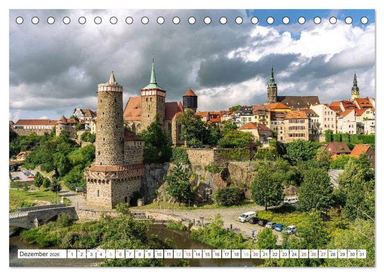 Produktbild: Die deutschen Bundesl&auml;nder - Sachsen (Tischkalender 2026 DIN A5 quer), CALVENDO Monatskalender
