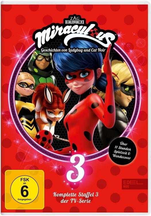 Produktbild: Miraculous - Staffelbox 3 [3 DVDs]
