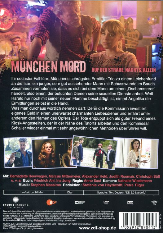 Produktbild: M&uuml;nchen Mord - Auf der Stra&szlig;e, nachts, allein