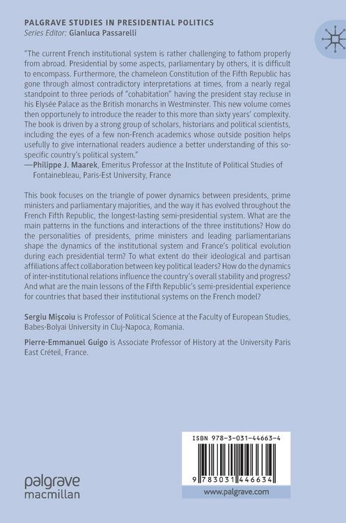 Produktbild: Presidents, Prime Ministers and Majorities in the French Fifth Republic