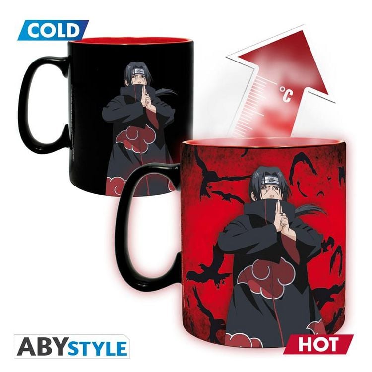 Produktbild: NARUTO SHIPPUDEN Gift set Mug Heat Change + Coaster Akatsuki