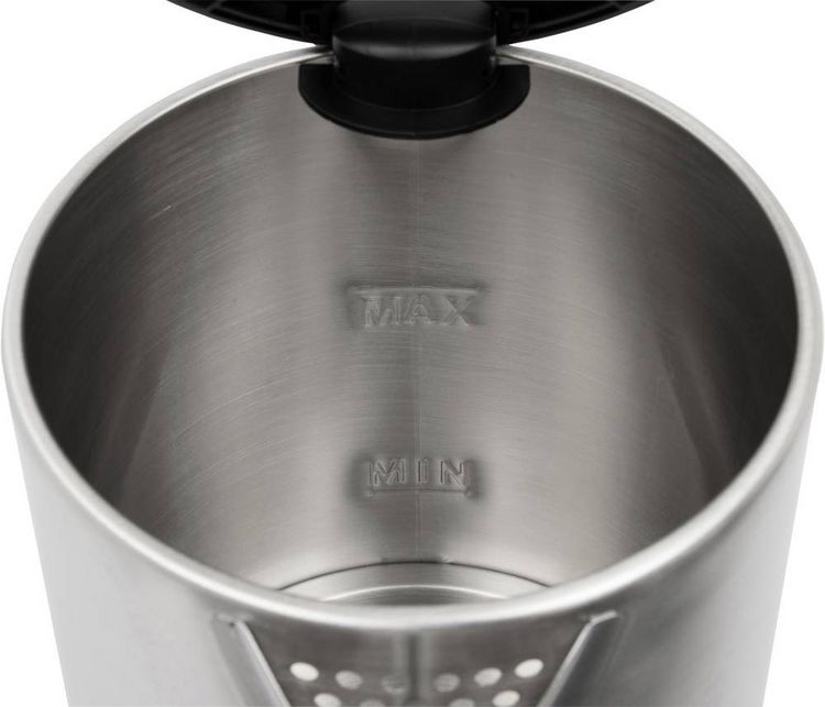 Produktbild: Clatronic WKS 3692schwarz Wasserkocher Edelstahl, Schwarz Fassungsverm&ouml;gen: 1.5l