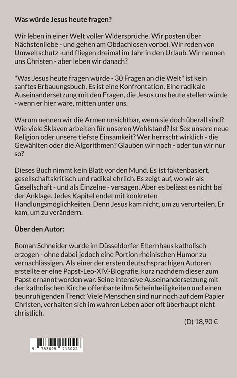 Produktbild: Was Jesus heute fragen w&uuml;rde