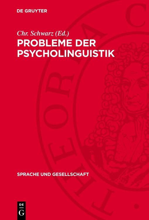 Produktbild: Probleme der Psycholinguistik