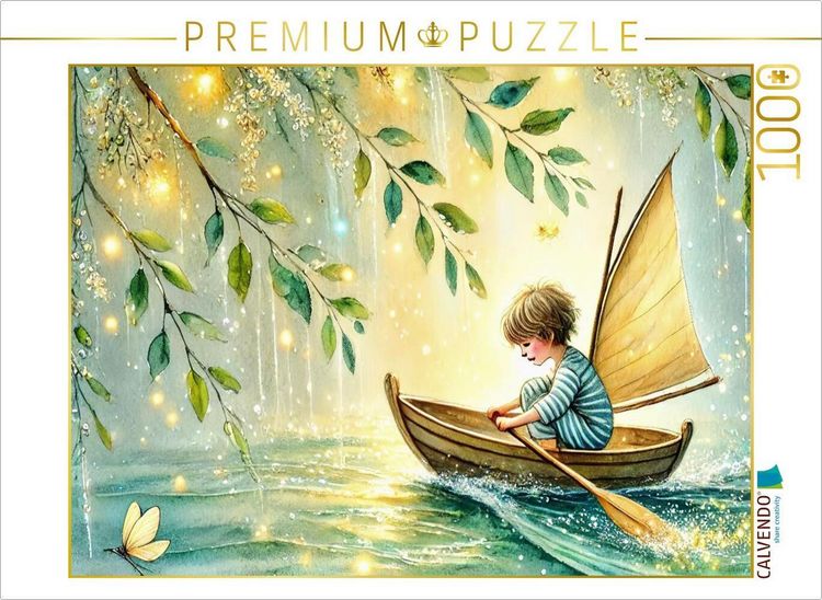 Produktbild: CALVENDO Puzzle Ein Jahr mit deinem inneren Kind - HD-Leinwand & Puzzle "Abenteuer" | 1000 Teile Lege-Gr&ouml;&szlig;e 64x48cm Foto-Puzzle f&uuml;r gl&uuml;ckliche Stunden