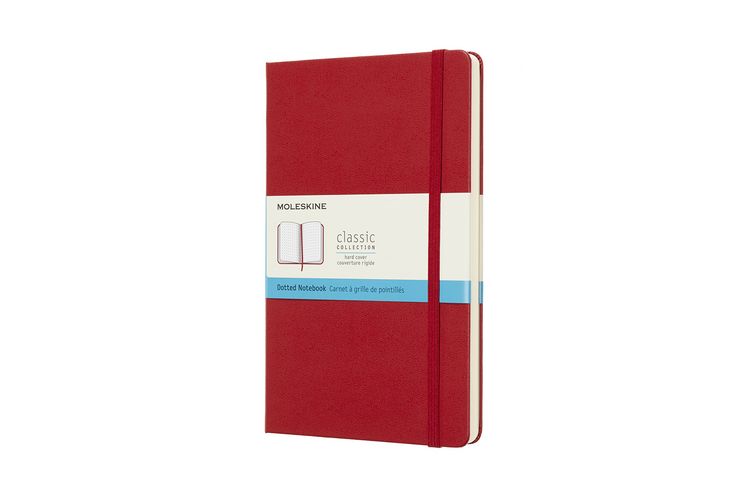 Produktbild: Moleskine Notizbuch Large/A5, Punktraster, Hard Cover, Scharlachrot