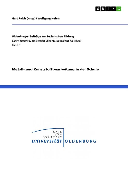 Produktbild: Metall- und Kunststoffbearbeitung in der Schule