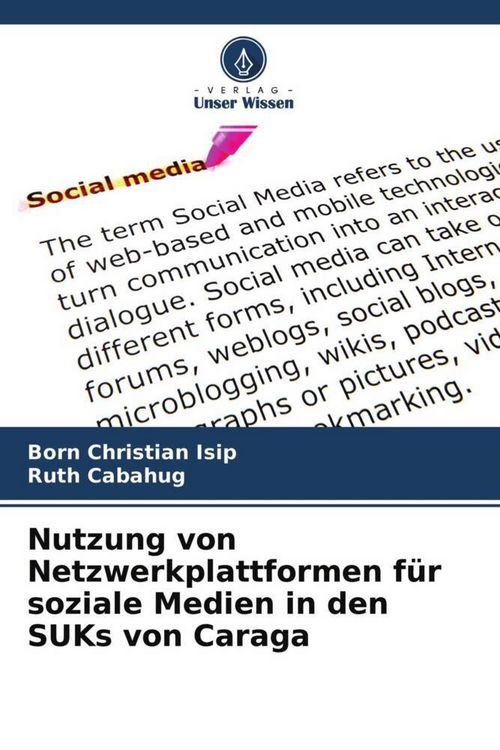 Produktbild: Nutzung von Netzwerkplattformen f&uuml;r soziale Medien in den SUKs von Caraga
