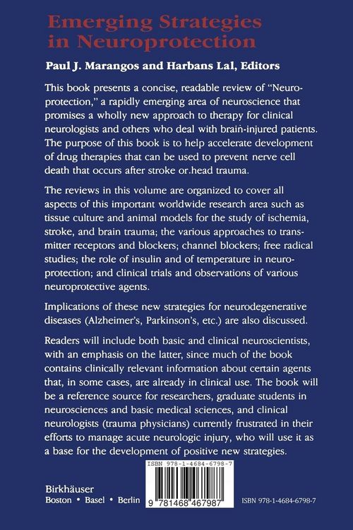 Produktbild: Emerging Strategies in Neuroprotection