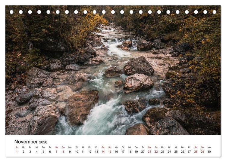 Produktbild: Berchtesgaden - Natursch&ouml;nheiten in Bayern (Tischkalender 2026 DIN A5 quer), CALVENDO Monatskalender