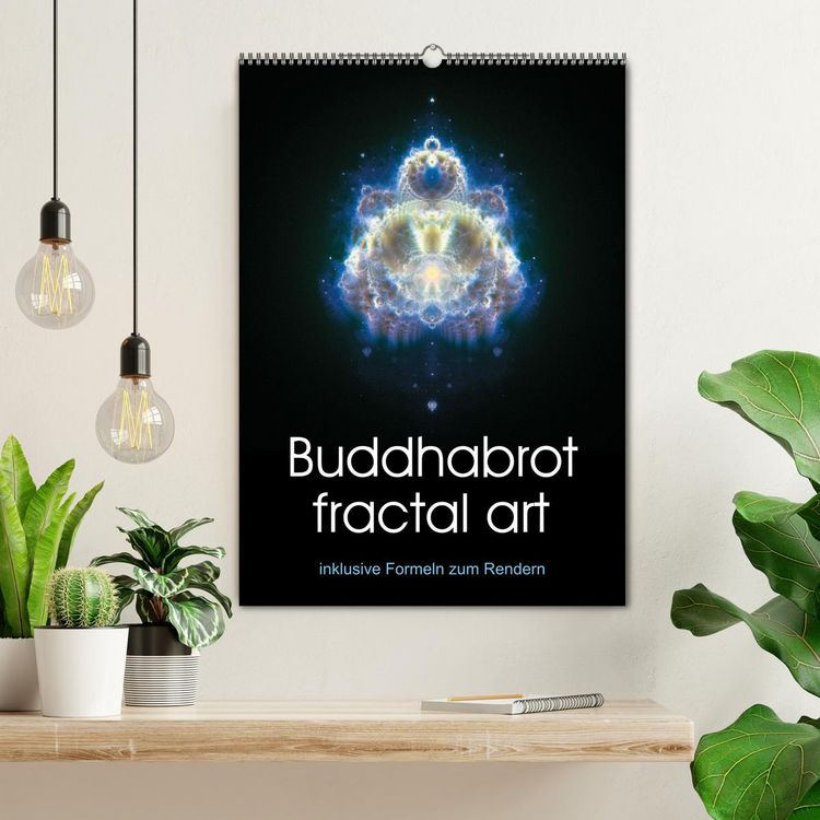 Produktbild: Buddhabrot fractal art (Wandkalender 2027 DIN A2 hoch), CALVENDO Monatskalender