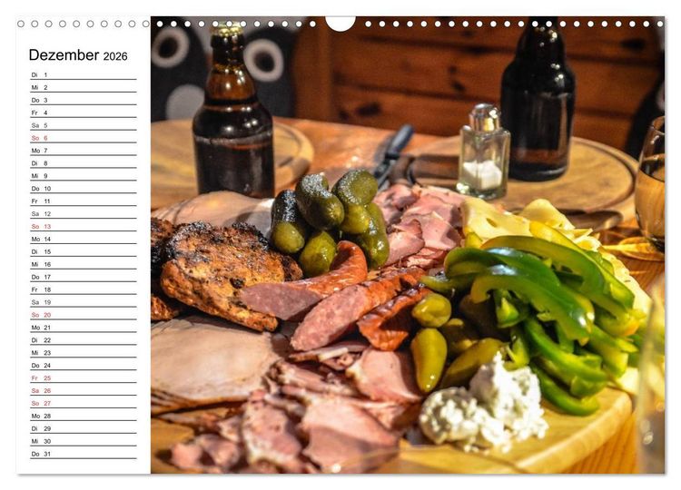 Produktbild: Brotzeit. Herzhaft und beliebt (Wandkalender 2026 DIN A3 quer), CALVENDO Monatskalender